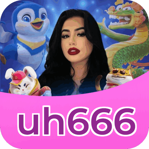 Interface do aplicativo uh666 mostrando jogos disponíveis no iOS e Android